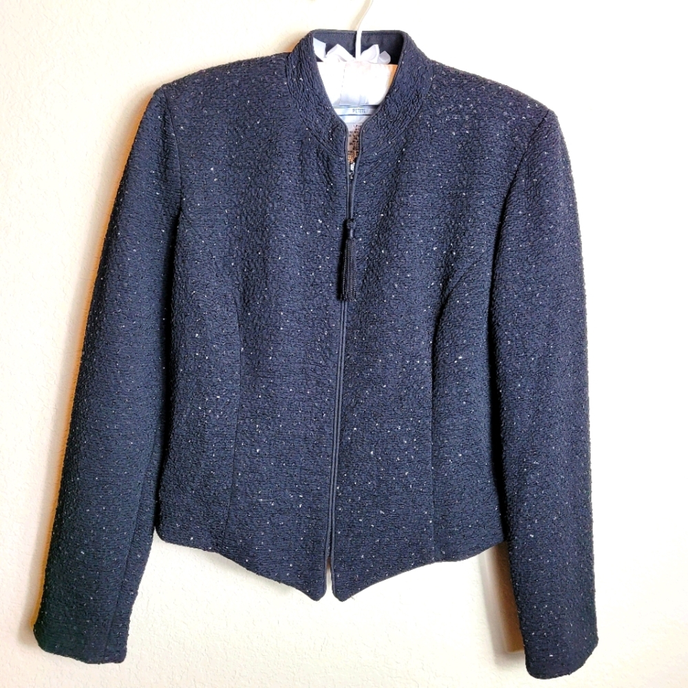 JESSICA HOWARD Bolero Rhinestone Blazer